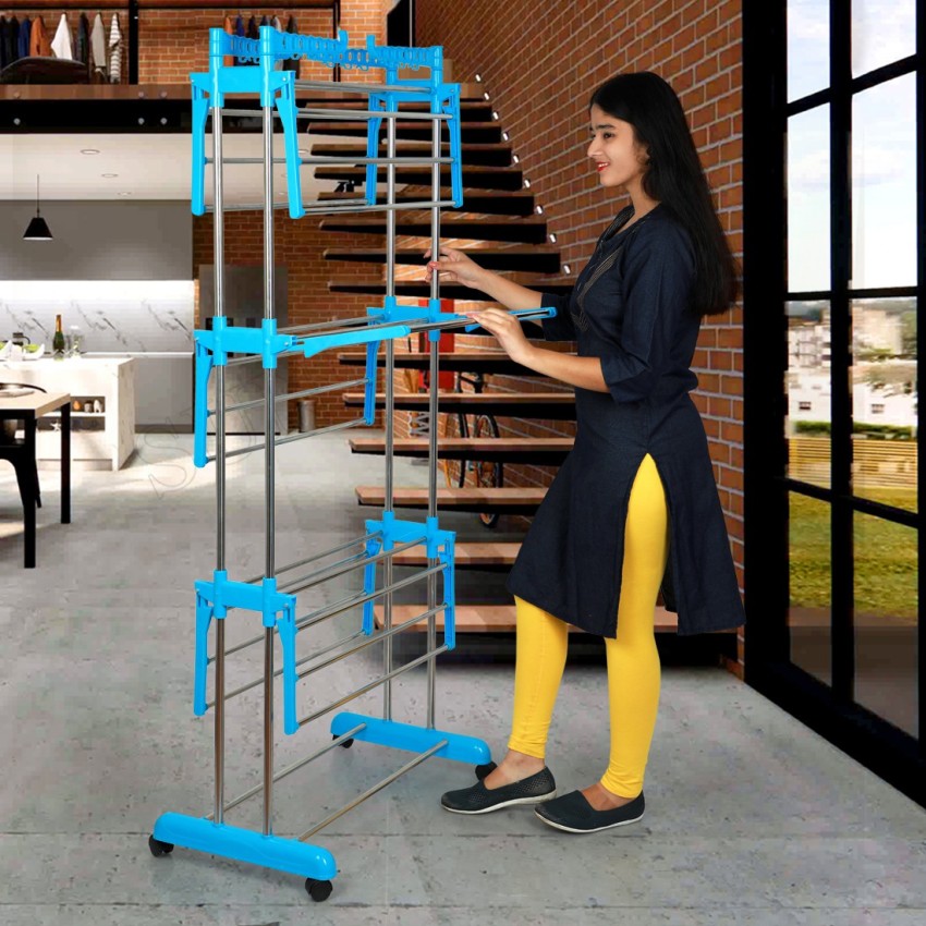 Bathla cloth discount drying stand online