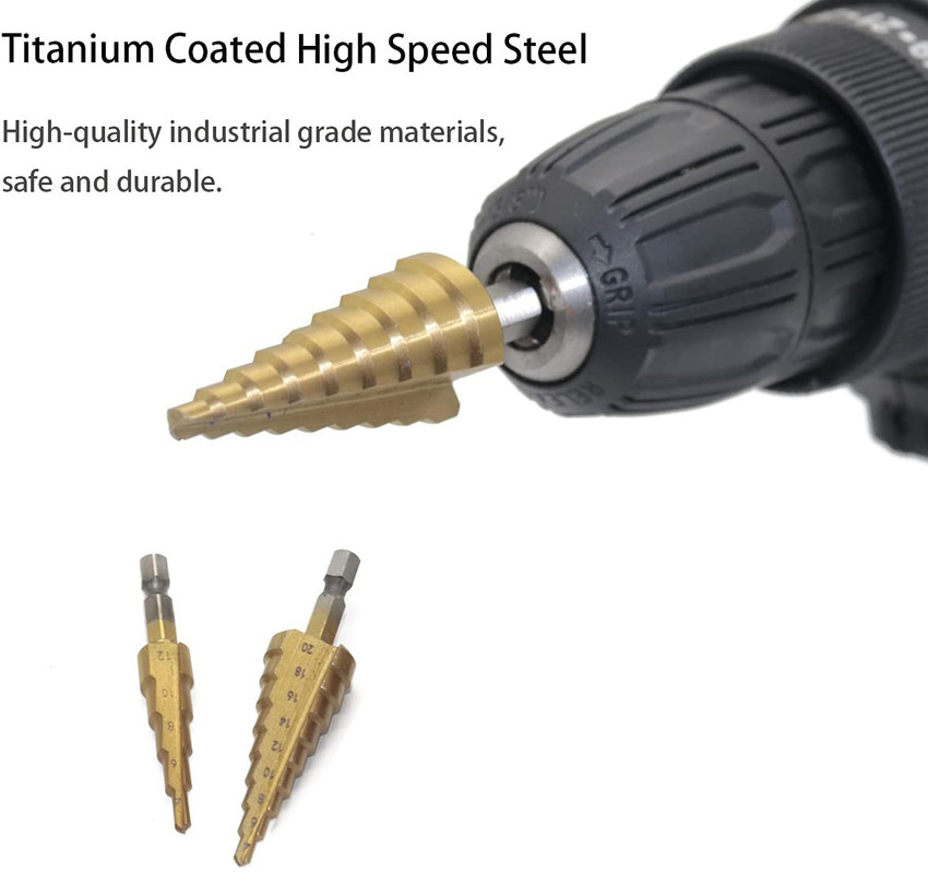 Cone drill bit for plastic discount