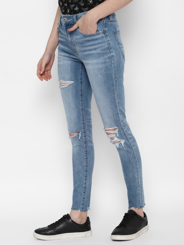 American Eagle Outfitters Slim Women Blue Jeans - Buy American