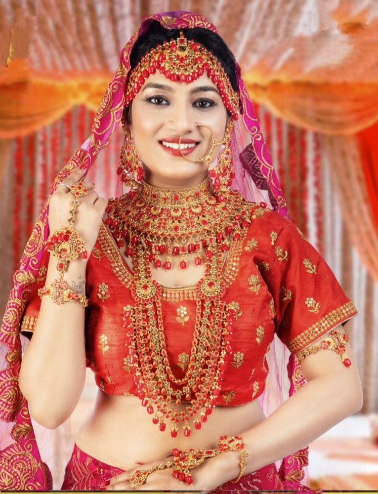 Bridal makeup jewellery set shop price