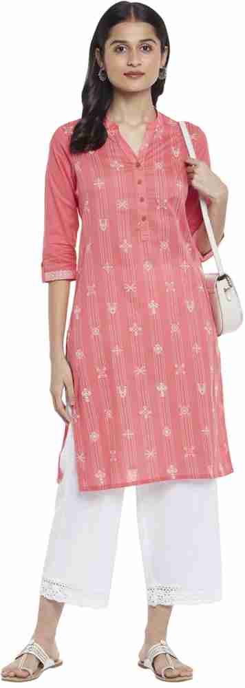 Rangmanch by Pantaloons Women Printed Straight Kurta - Buy