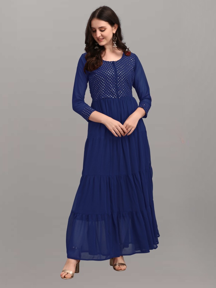 ZUDIO FASHION Flared/A-line Gown Price in India - Buy ZUDIO FASHION  Flared/A-line Gown online at
