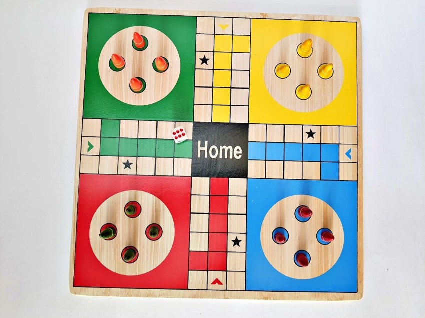 Ludo Game - Wooden Board Classic Strategy Fun Game