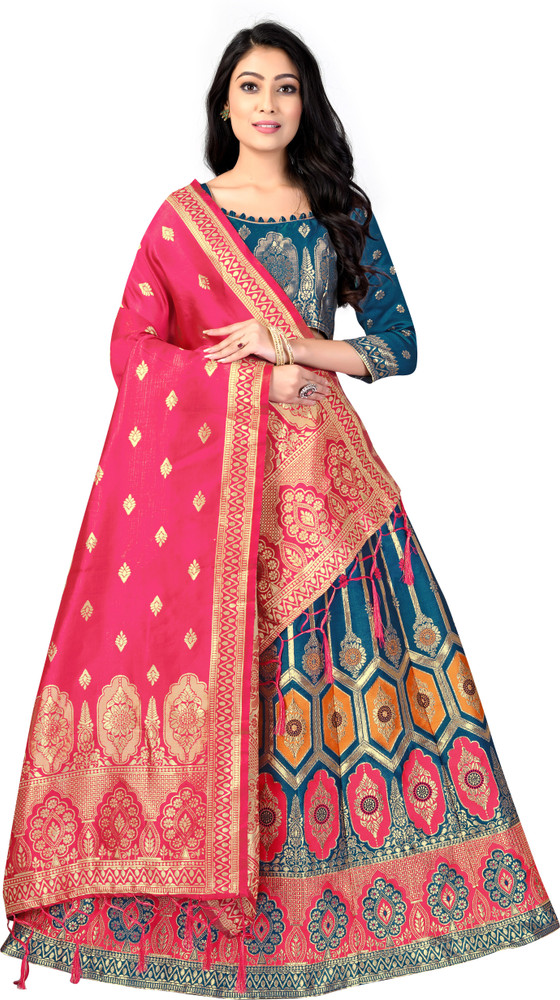 Silk lehenga flipkart outlet