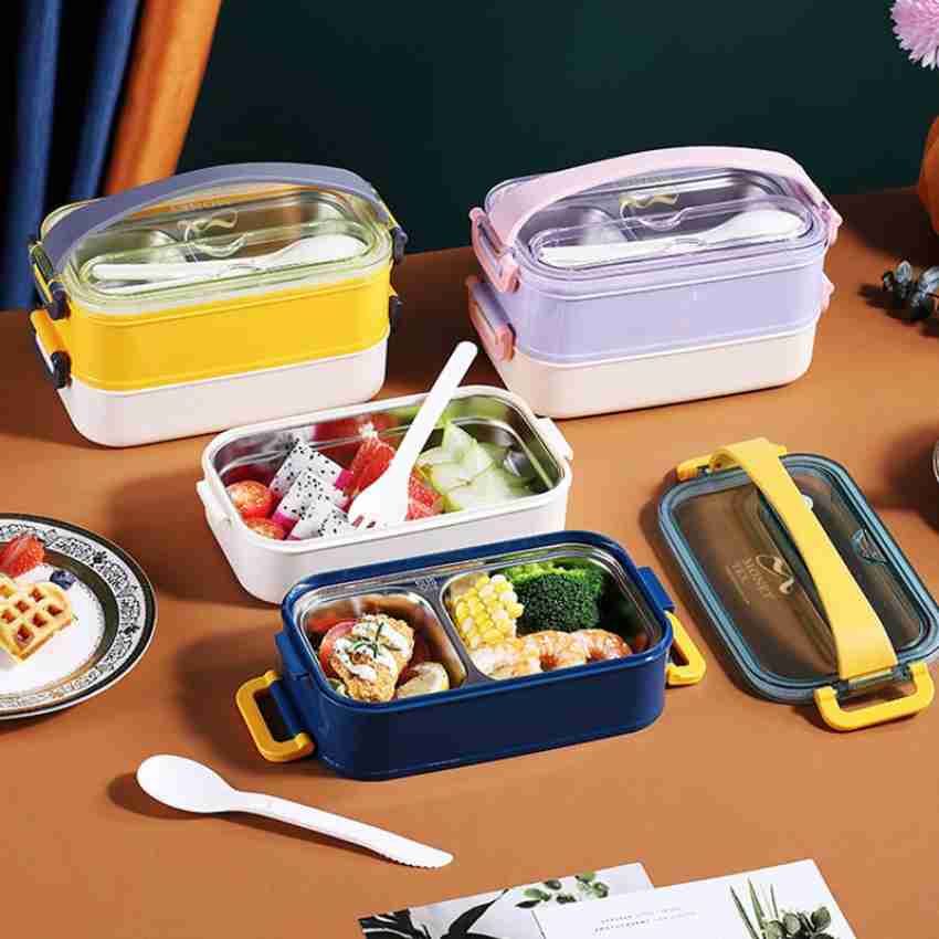 Stainless Steel Snack Containers  Stainless Steel Bento Box - Lunch Bento  Box - Aliexpress