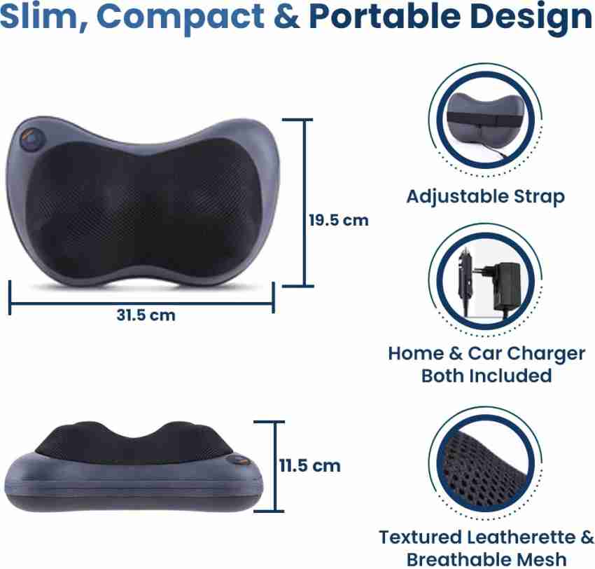 Papillon Back Massager with Heat,Shiatsu Back and Neck Massager with Deep  Tissue Kneading,Electric Back Massage Pillow for Back,Neck,Shoulders,Legs,Foot,Body  Muscle Pain Relief,Use at Home,Car,Office Gray