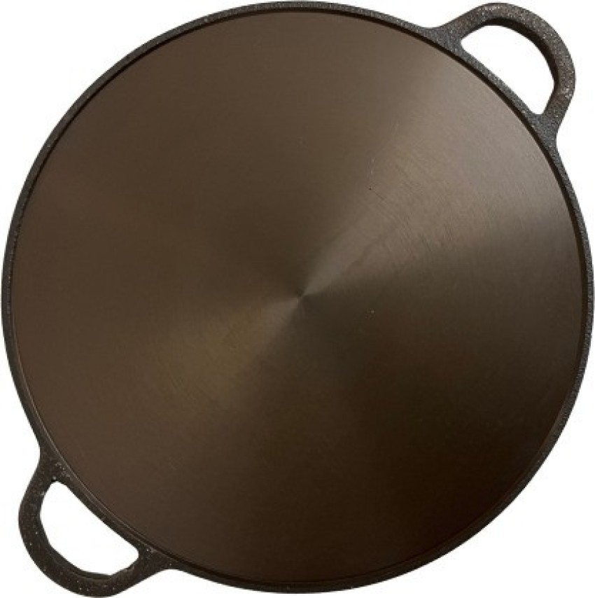 Vinod Legacy Pre-Seasoned Cast Iron Roti Tawa Dosa Tawa Flat Multi