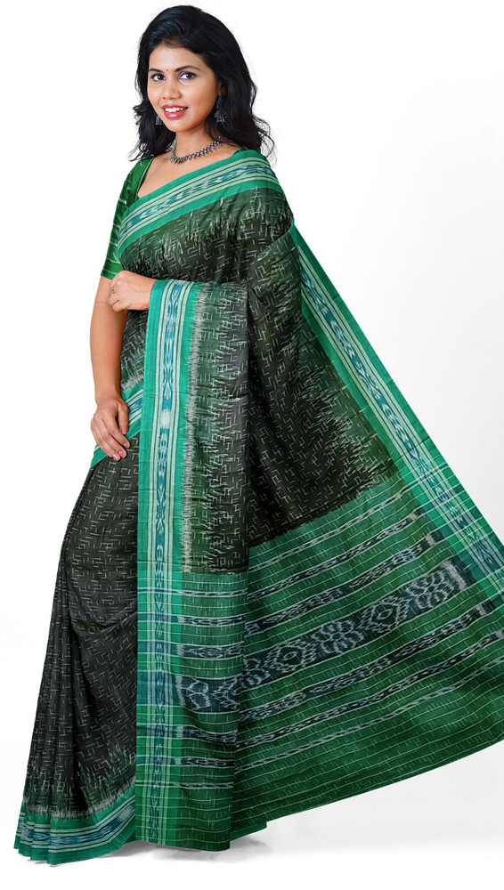 Buy IndianVillez Woven Sambalpuri Pure Cotton Multicolor Sarees Online Best Price In India Flipkart
