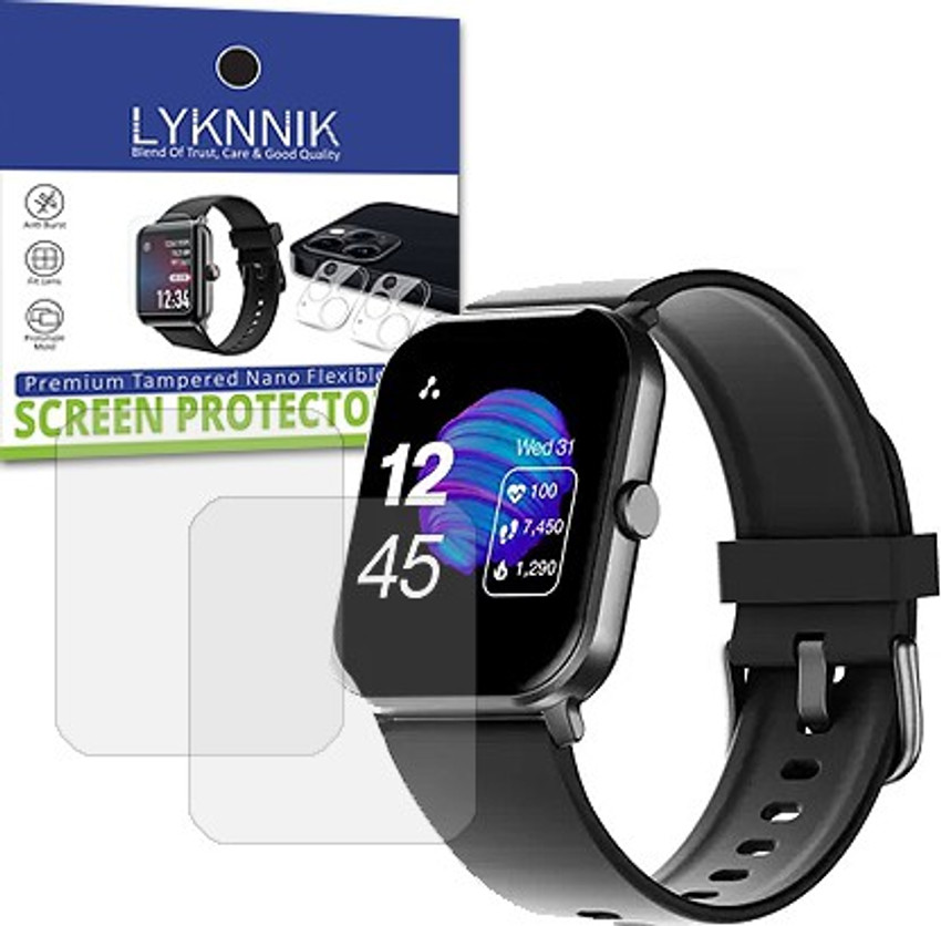 LYKNNIK Screen Guard for Ambrane Wise Eon Smart Watch 1.69 inches