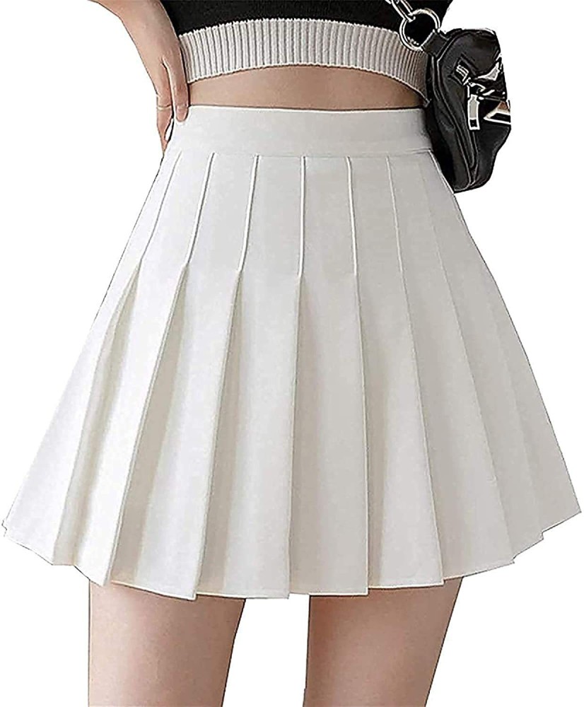 White Pleated Tennis Skirt  Skirts  PrettyLittleThing