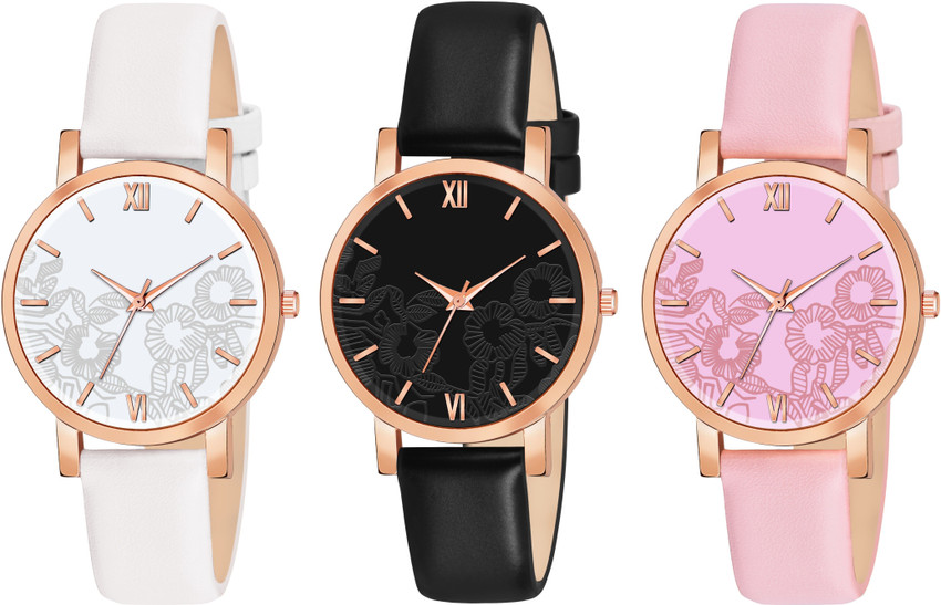Praizy Times Combo of 3 Watches for girls Analog Watch For Women Buy Praizy Times Combo of 3 Watches for girls Analog Watch For Women Combo of 3 Watches