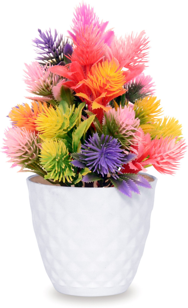 Fake flower hotsell pots