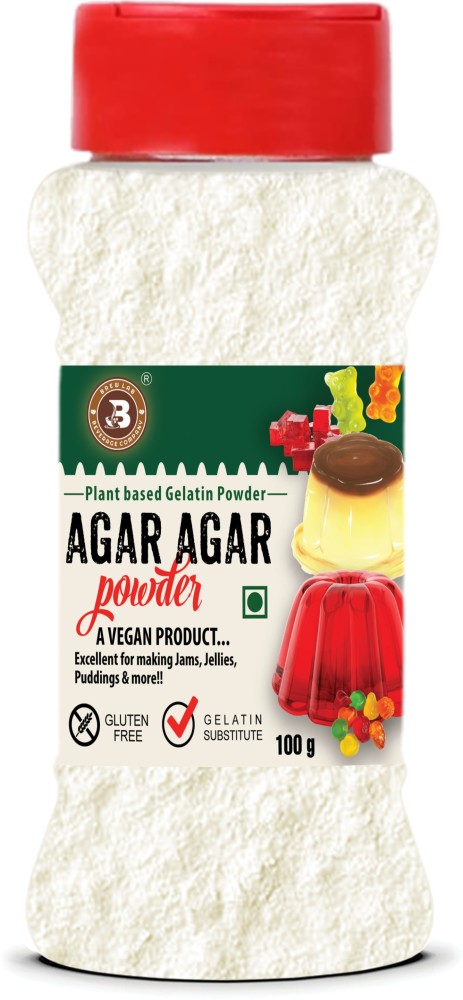 Brew Lab Agar Agar Powder, No Gelatin, Perfect For Desserts & Jelly Agar  Agar Powder Price in India - Buy Brew Lab Agar Agar Powder, No Gelatin