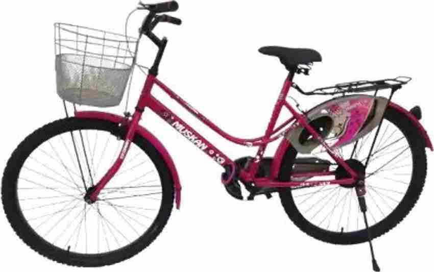 Hybrid ladies bike with basket clearance