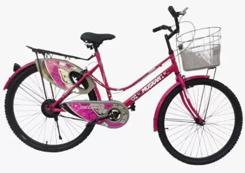 Ladies hybrid discount bike with basket