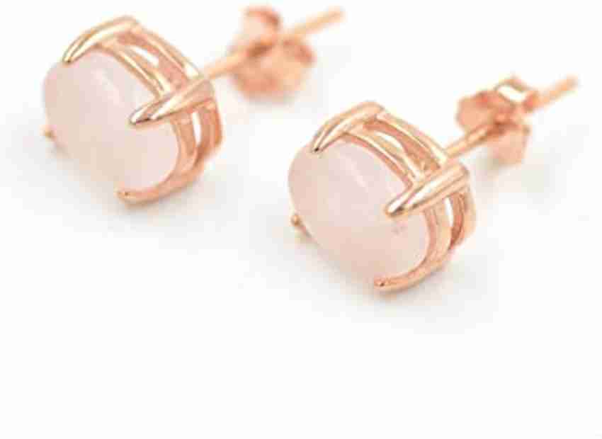 Rose deals quartz earrings