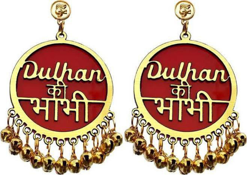 Gold shop dulhan earrings
