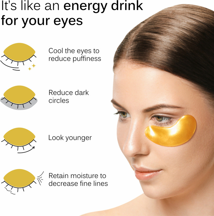 Gold under shop eye patches
