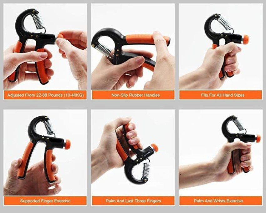 Buy Whinsy Hand Gripper with Finger Exerciser Strengthener Combo