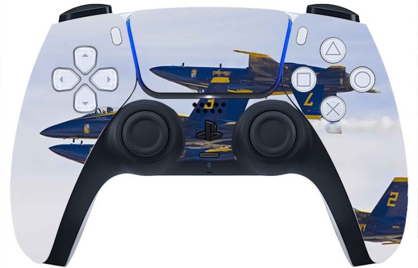 GADGETSWRAP 2005SHFL-391 blue angels PS5 Controller Skin Gaming Accessory  Kit - GADGETSWRAP 