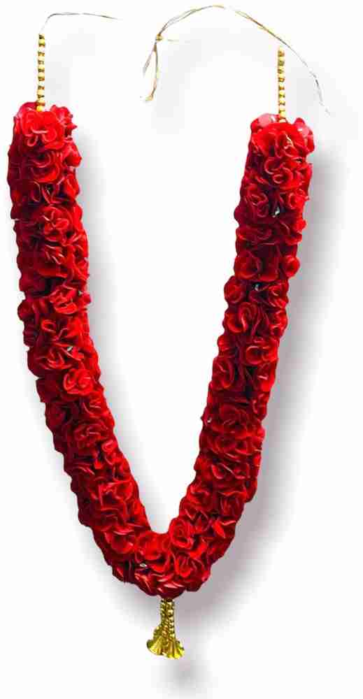 Flower garland necklace top