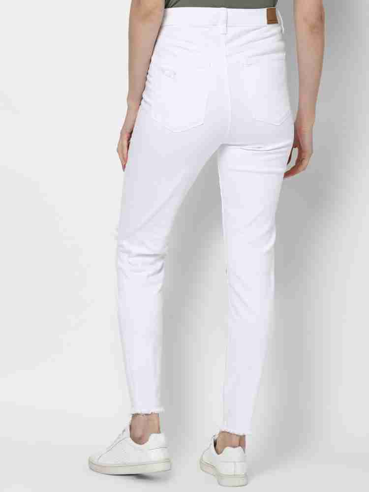 American Eagle Outfitters Slim Women White Jeans - Buy American