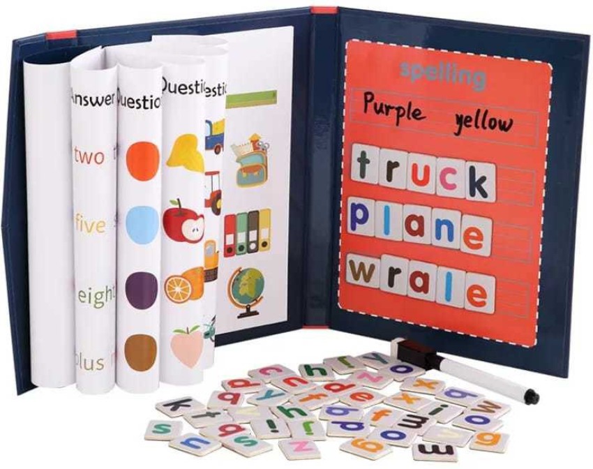 Esmi Magnetic Book Word Spelling Game, Early Educational & Learning Toys, STEM Price in India - Buy Esmi Magnetic Book Word Spelling Game, Early  Educational & Learning Toys