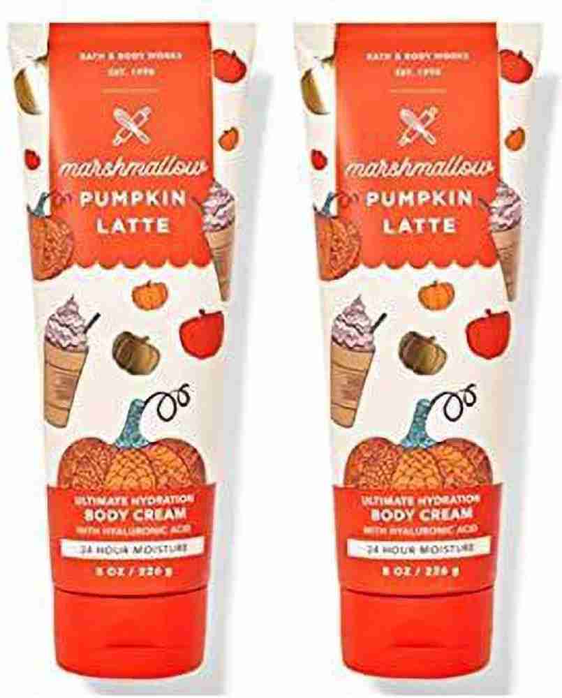 Bath Body Marshmallow Pumpkin Latte 2 Pack Ultra Shea Body