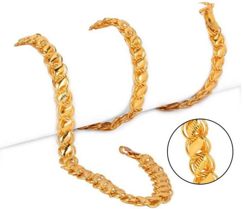 LABHUBAMON New style new year gold chain for man and boy Gold