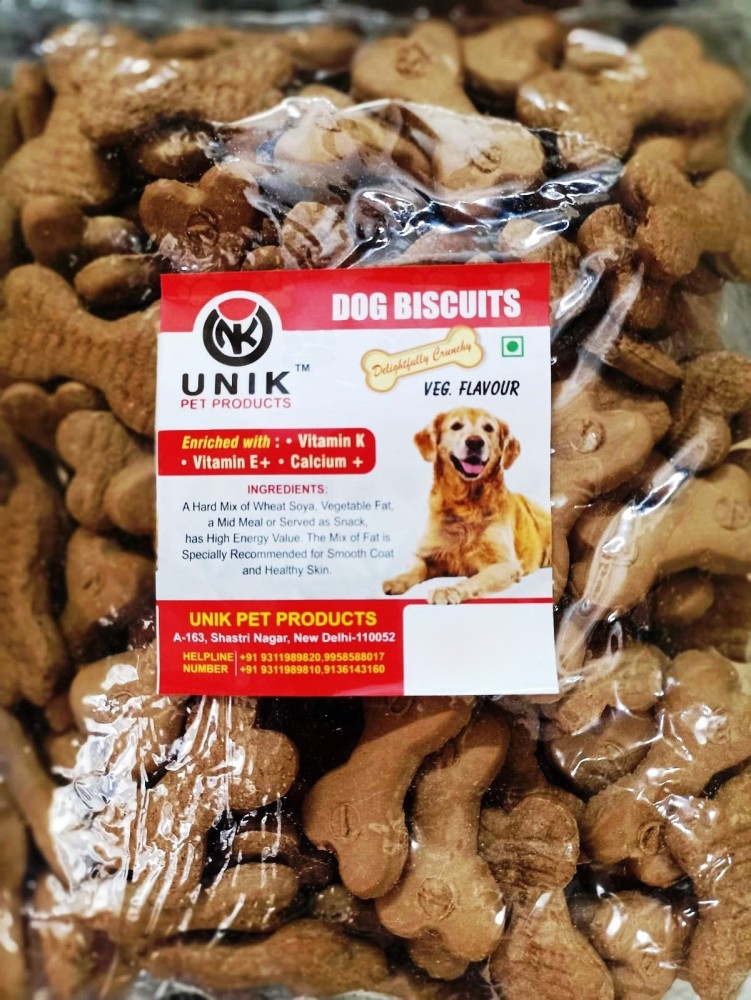 Unik Dog Pet Food Calcium Treat Healthy Vegetarian Dog Biscuits