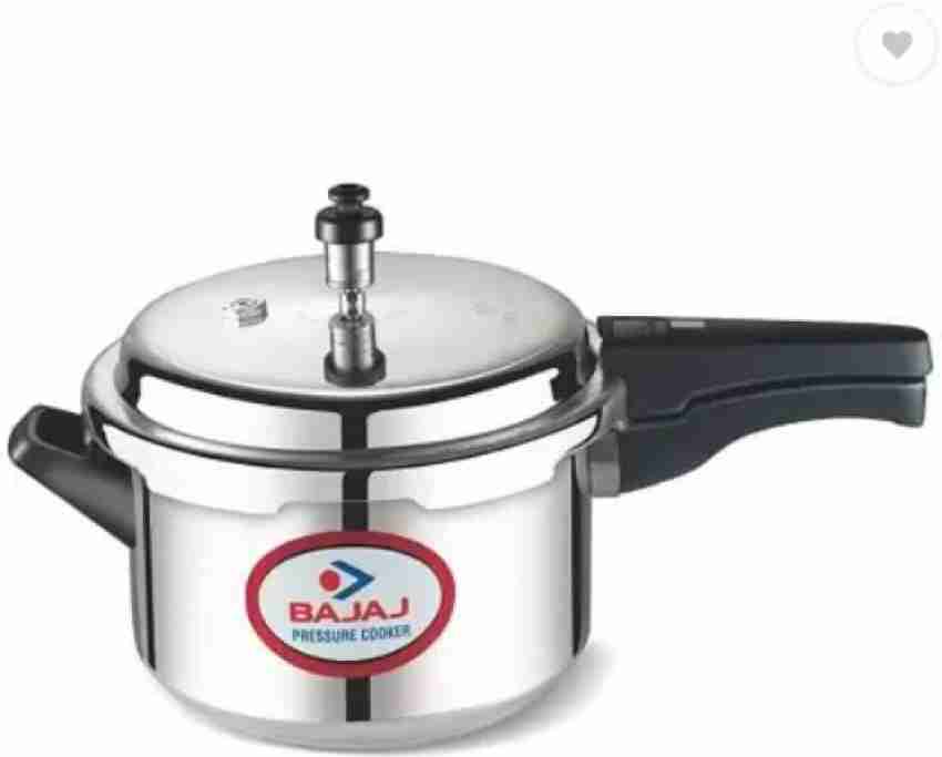 BAJAJ Induction Base Stainless Steel Pressure Cooker 5 L Induction