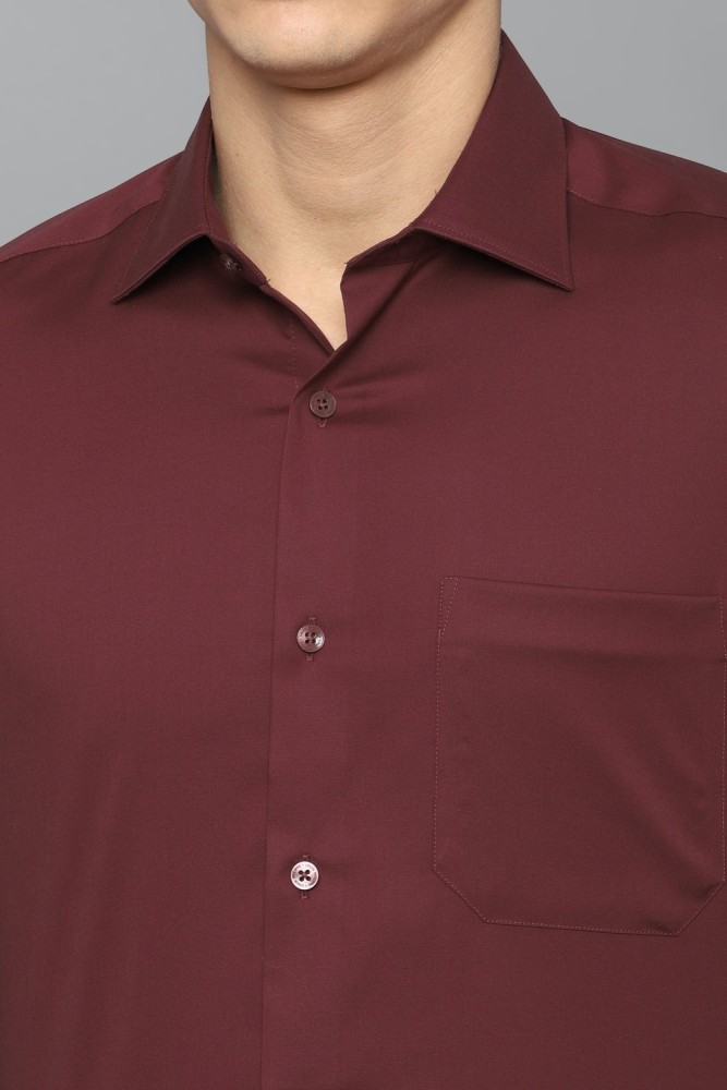 Buy Maroon Shirts for Men by LOUIS PHILIPPE Online