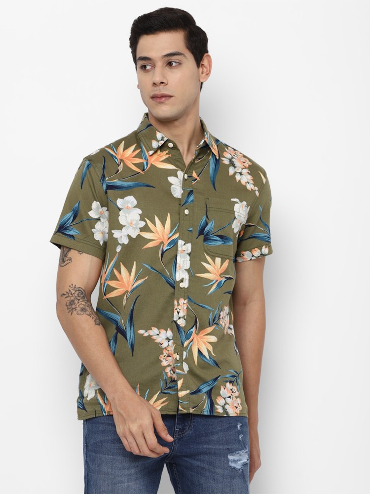 American eagle clearance flower shirt