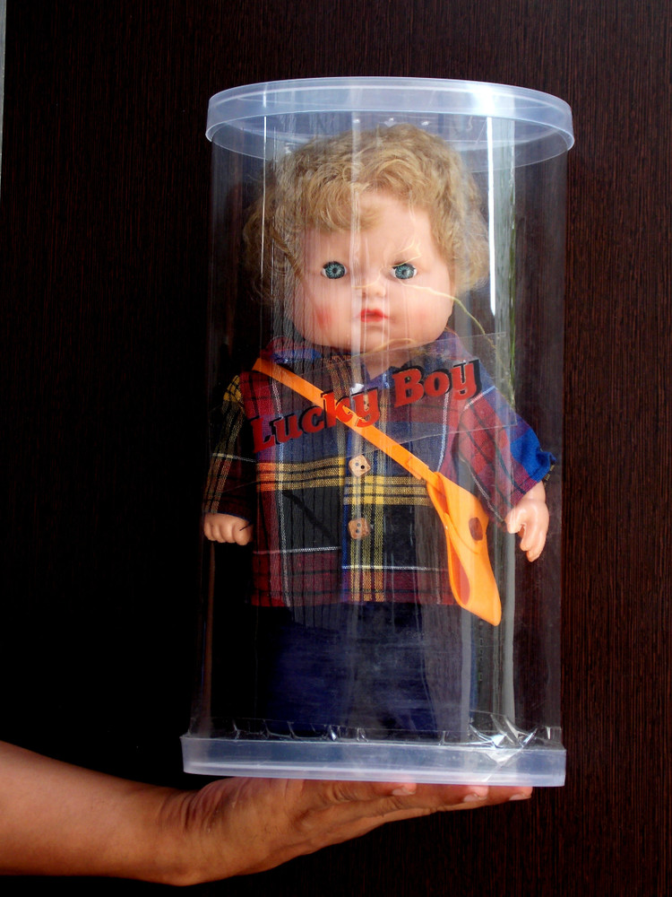 Plastic sales boy doll