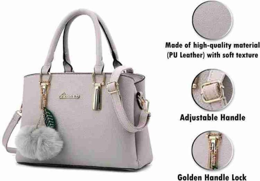 ap ulike Grey Hand-held Bag New design women Hand bag Extra