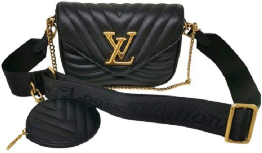 Louis Vuitton Black New Wave Multi-Pochette L