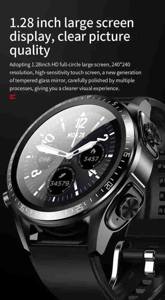 Smart watch with bluetooth earphone flipkart top