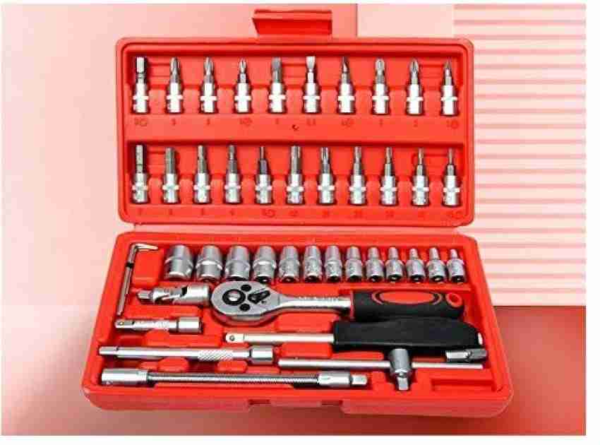 peter india 46 Pcs Tool Kit & Screwdriver and Socket Set