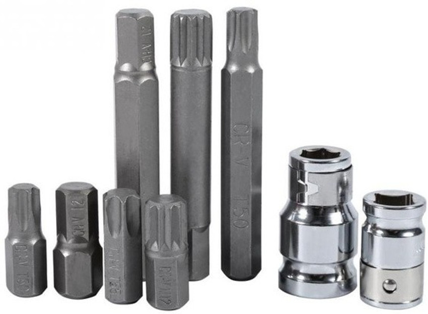 Inditrust 40pc Torx Star Spline Hex Allen Key bit Set 3 8 1 2