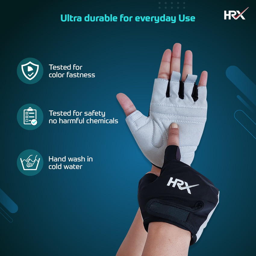 HRX Unisex Gym Gloves for Fitness Training Professional