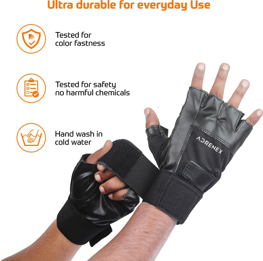 Hand gloves for gym deals flipkart