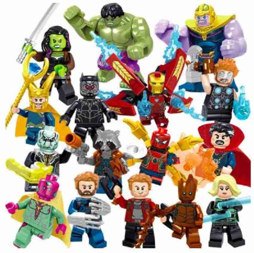 Marvel's Avengers Mega Figurine Play Set – 16-Pc.
