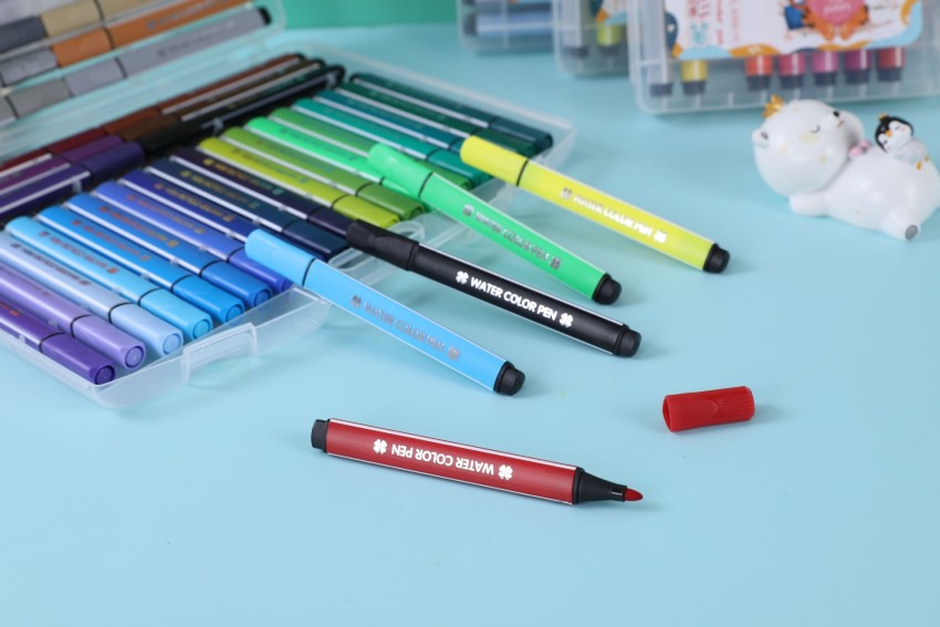 DOMS Aqua Watercolor Soft Tip Nib Sketch Pens Set of 1 Multicolor   Bansal Stationers