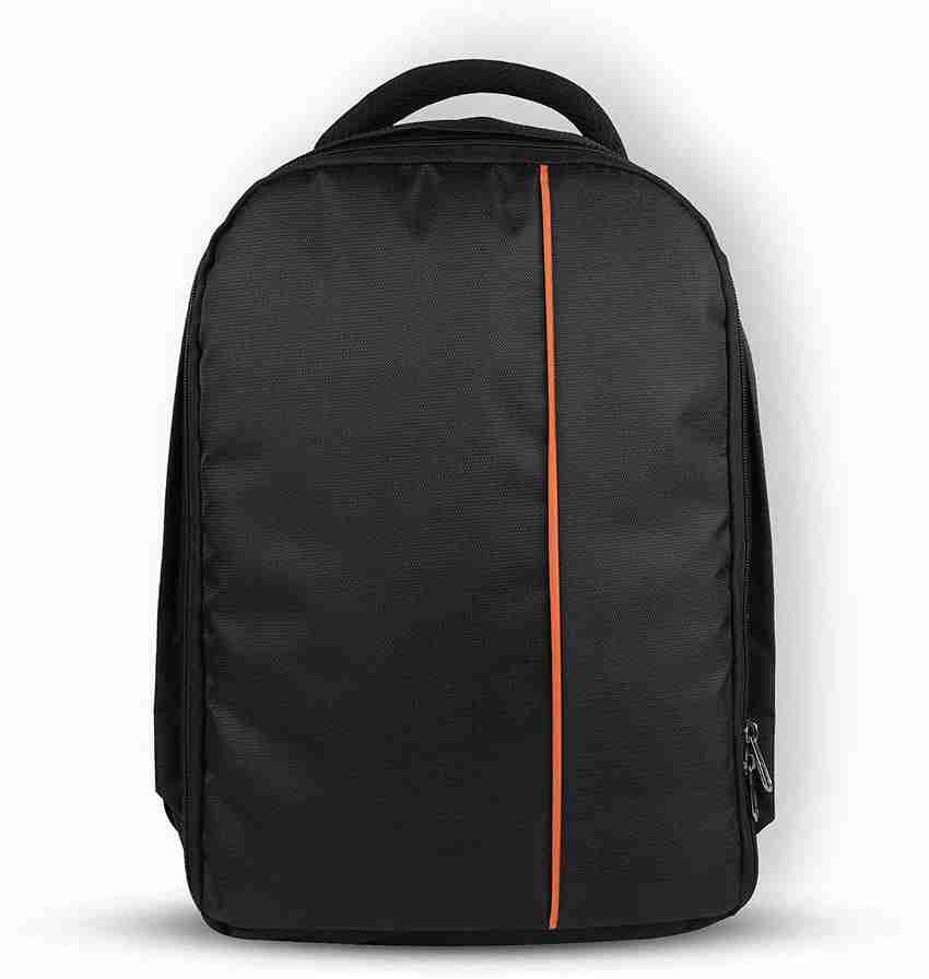 World Look Shoulder Backpack to Carry DSLR SLR Lens Camera Bag Camera Bag black and orange Camera Bag World Look Flipkart