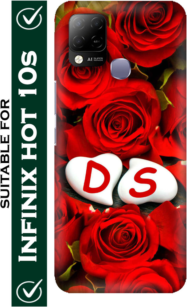 FULLYIDEA Back Cover for Infinix Hot 10S Infinix Hot10S Letter D