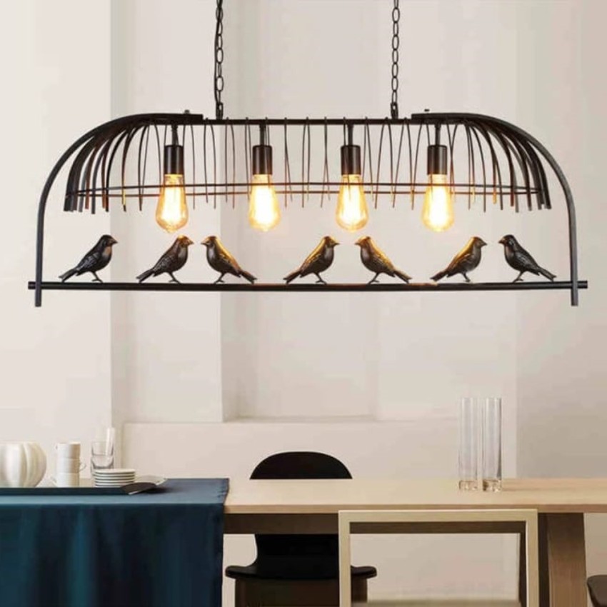 HomesElite 7 Bird Cage Stylish Ceiling Hanging Lights Chandelier