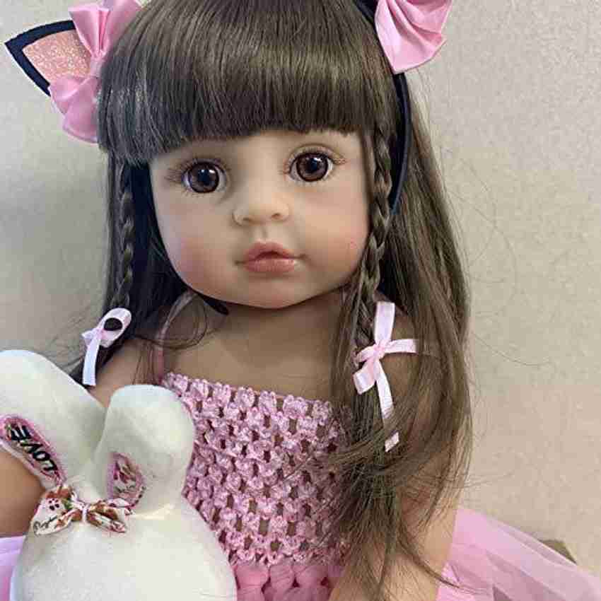 Baby doll with long hair best sale