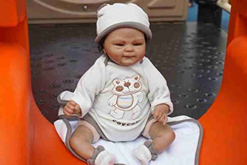 Zero Pam Reborn Baby Dolls African American Boys Silicone Doll 18