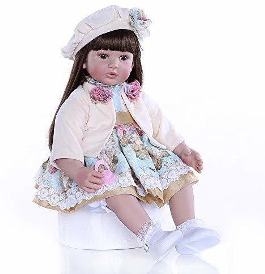 Zero Pam Reborn Toddler Dolls 24 inch Realistic Soft Silicone
