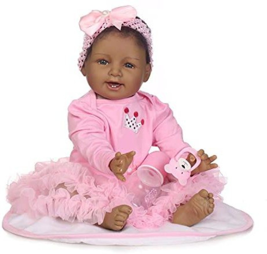 24 Black Reborn Baby Dolls Realistic Biracial Newborn Baby Dolls Full  Silicone